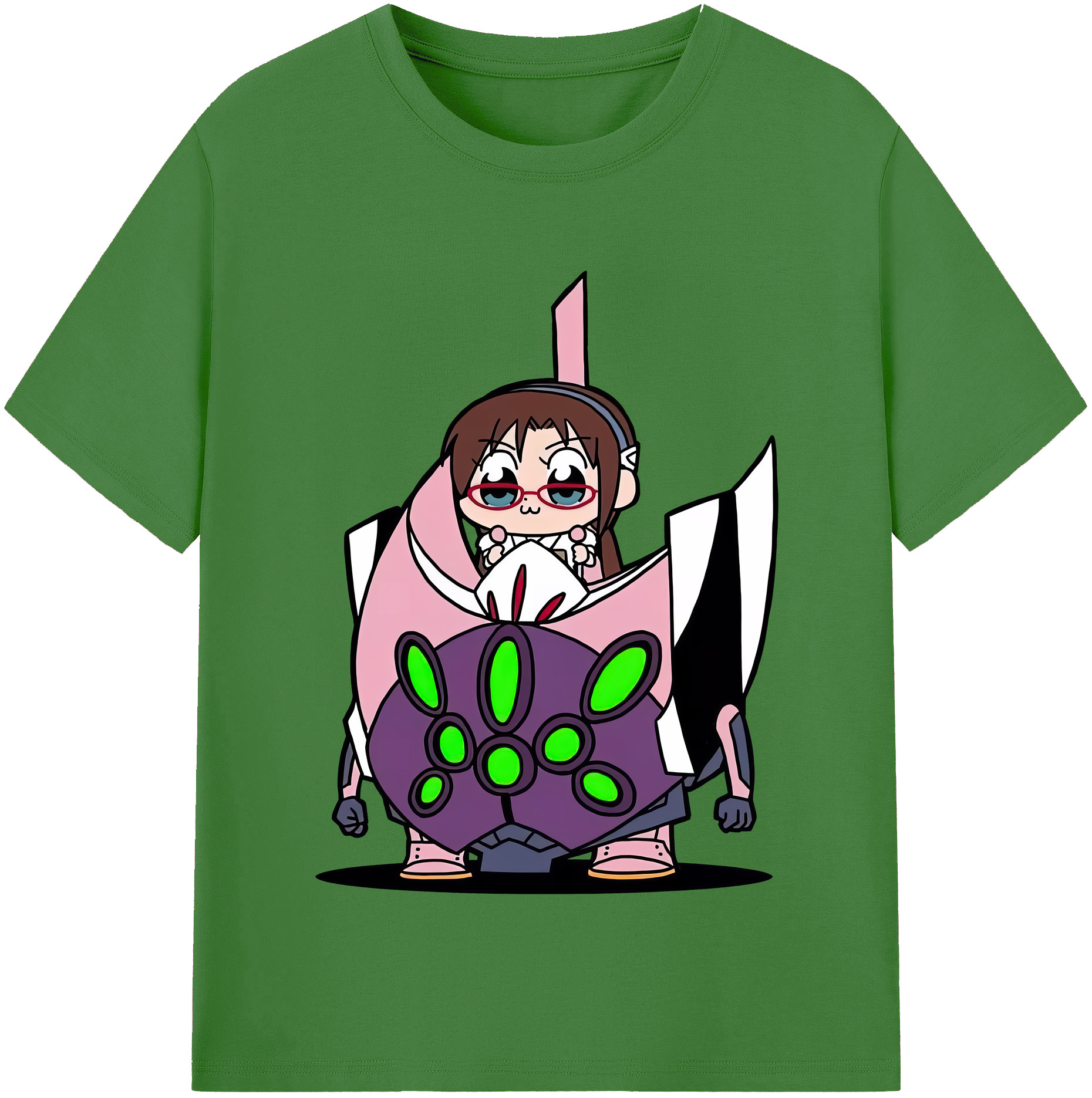 （画像用） EVA 新世紀エヴァンゲリオン レディースカジュアルプリントTシャツ（綿100％）